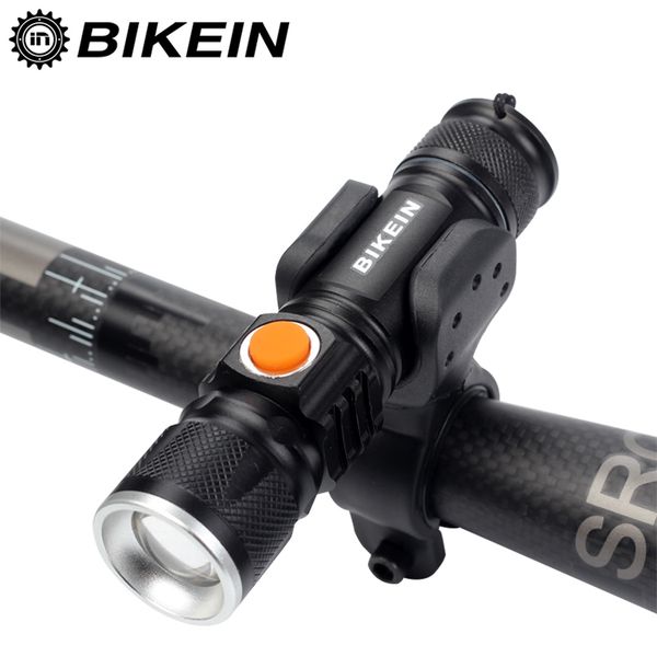 

bike lights bikein usb rechargeable led zoomable 500lm cycling bicycle lamp headlight mtb handlebar light with mount