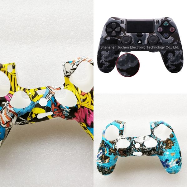 

z9jhb for for protective silicone controller case 4 cover ps4 playstation skin slim pro controller grips joystick caps