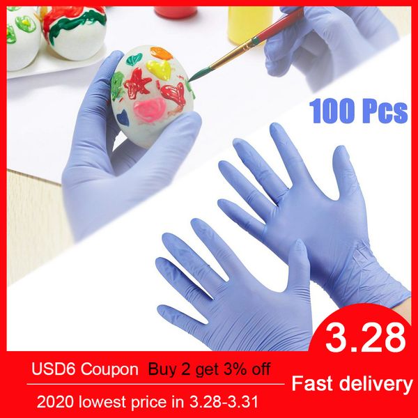 

100pcs disposable children's latex doodle/work/rubber/garden/kitchen/dishwashing gloves non-toxic safe useful