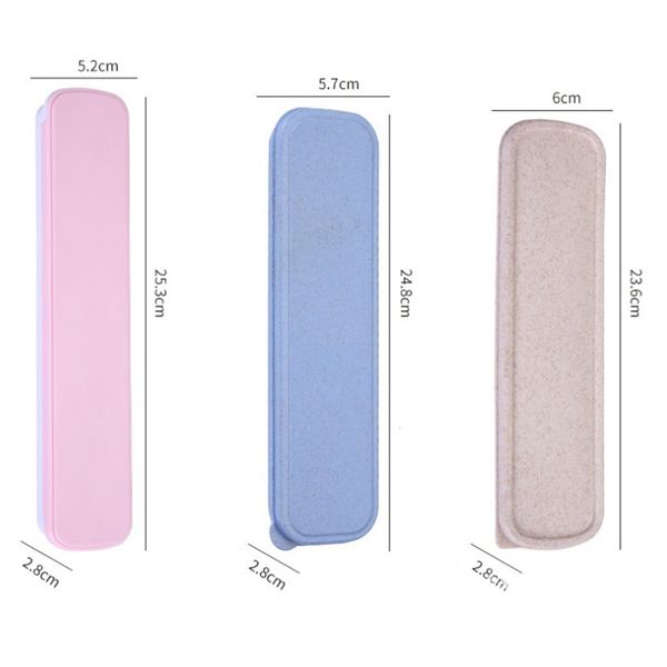 

food-grade пластиковая посуда чехол для хранения, портативные путешествия flatware storage box для палочками ложка вилка