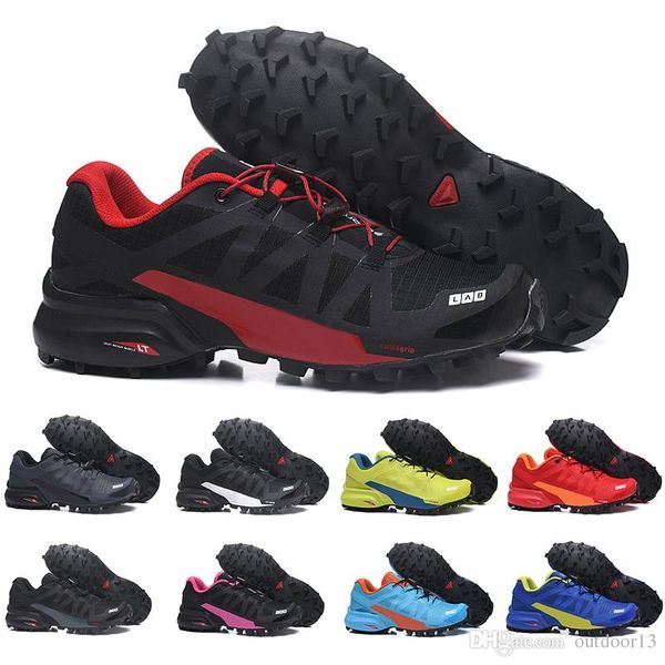 

speedcross pro 2 cs athletic cross-country hiking shoes speedcross 3 mens women running trainers shoes non-slip white black crosspeed sports
