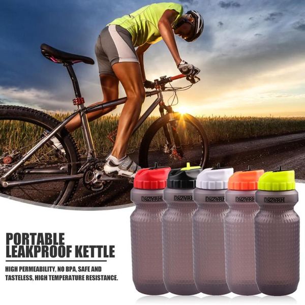 

bicycle riding equipments kettle 650ml without bpa safe tasteless portable high temperature resistance sports water bottles