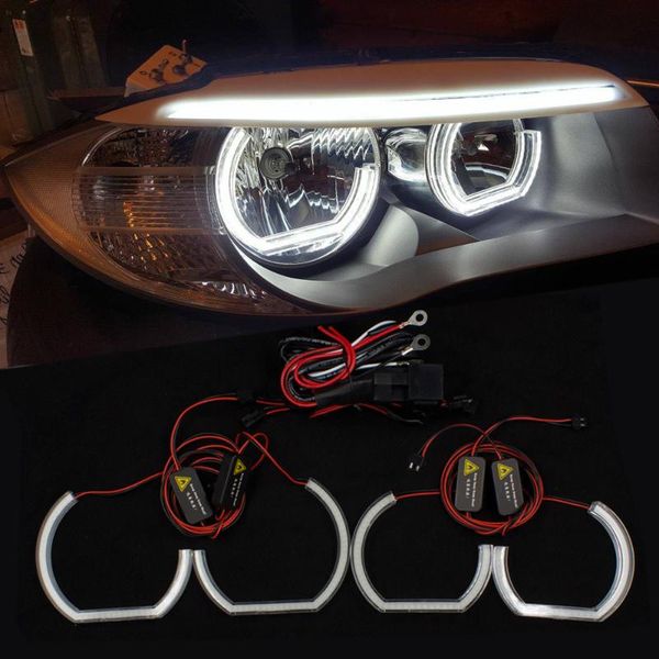 

dtm angel eyes led for f10 f13 f22 f30 f31 f34 f35 xenon headlight drl halo m4 style turn signal light kit accessories