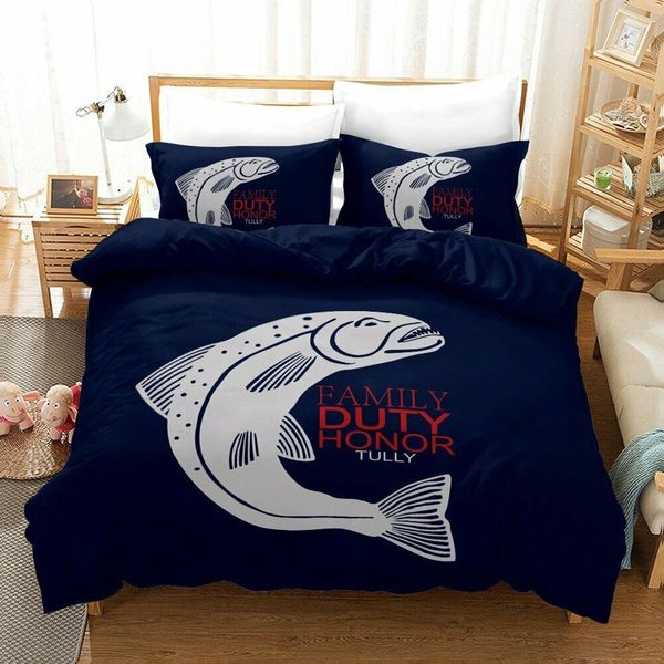 Fish Monster Bedding Set Game Of Thrones Fashionable Duvet Cover