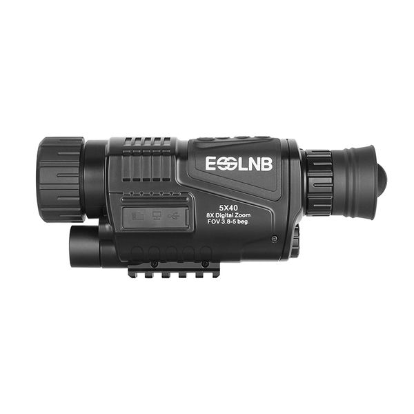 

5x40 монокуляр ночного видения инфракрасная камера ночного видения военный цифровой монокуляр телескоп ночная охота навигационное устройство