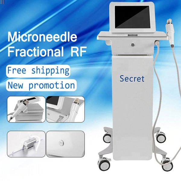 

portable gold fractional rf microneedle radio frequency micro needle skin tighten wrinkle removal therapy system beauty machine ce/dhl