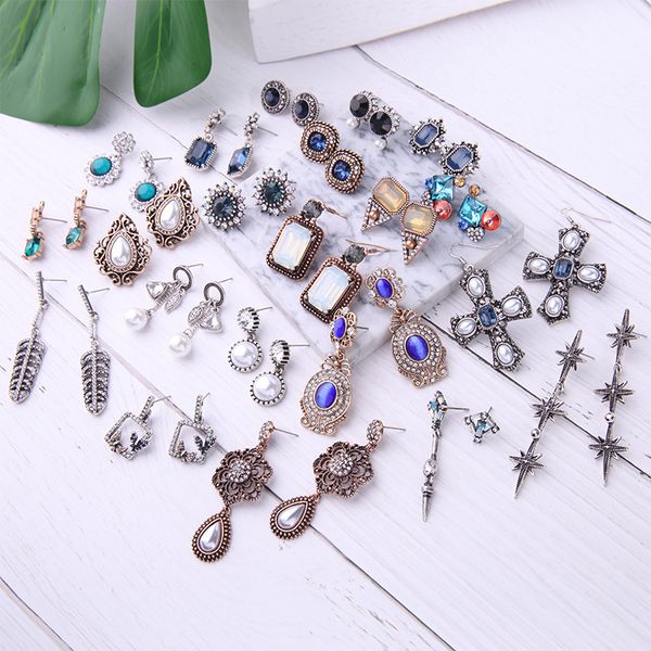 

ретро-стиль минималистский серьги коллекция моды кисточкой серьги женщин европейского и американского стиля фабрики ювелирных изделий оптова, Golden