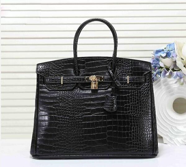 

горячая распродажа мода женщины большая емкость сумки змеиной кожи дизайнер сумка большая сумка женский замок клатч кошельки женские черные