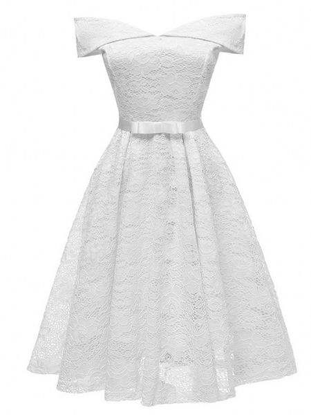 

старинные элегантные летние цветочные кружева женщины миди платье вечернее платье дамы кружевные платья a-line лук платье vestido де феста, Black;gray