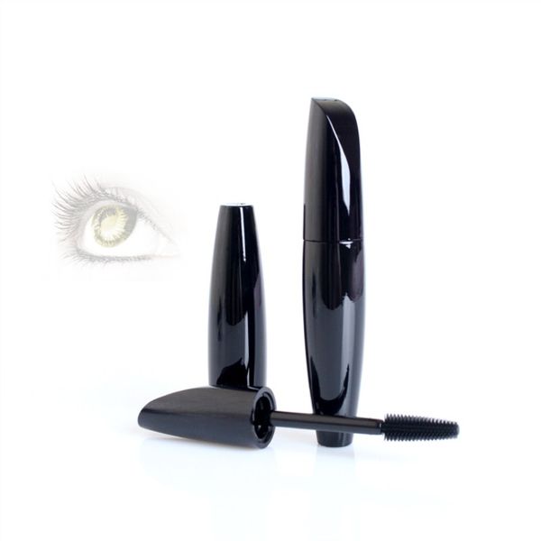 

10 pcs/lot 12ml empty cosmetic mascara tube eyelash cream vial/liquid bottle/container black cap refillable bottles