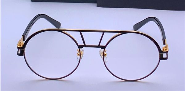 

new fashion design round retro optical glasses 9080 simple popular style men selling eyewear clear lens, Black