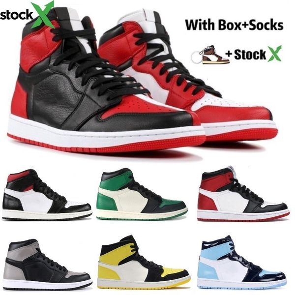 

stock x 1s men jordon basketball shoes gold black toe 3 mid bred multi color designer shoes 1 psg banned pine green designer sport