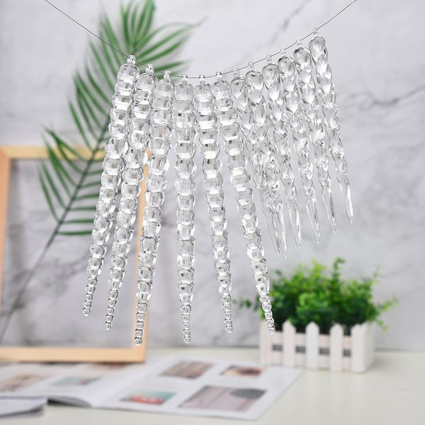 

acrylic snowflake christmas wedding tree decoration for diy christmas decorations for home gift garden decoration