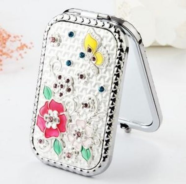 

high-grade diamond silver mirror portable rectangular ms