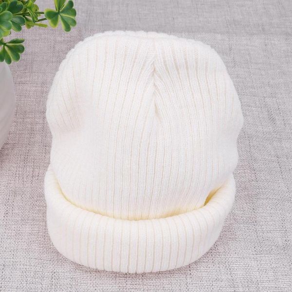 

осень зима новая мягкая вязаная шапка женская шапка женская хлопок skullies шапочки простой карниз шляпы женский сплошной капот, Blue;gray