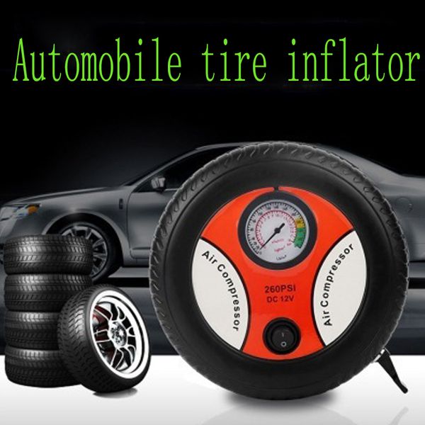 

automobile inflation pump 12v interface vehicle tire hit air pump household convenient type small-sized car motor-driven tyre