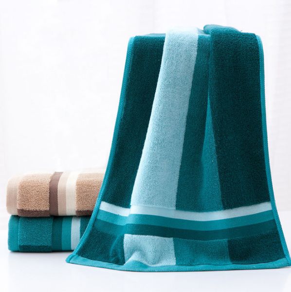 

2pcs / set bigtowel 34x77cm нашивки рук для лица полотенца ванная cotton абсорбент спорт полотенце