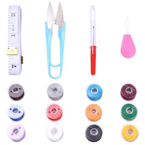 

1 set embroidery thread yarn cotton thread sewing sewing machine accessories tools for home shop, Black;white