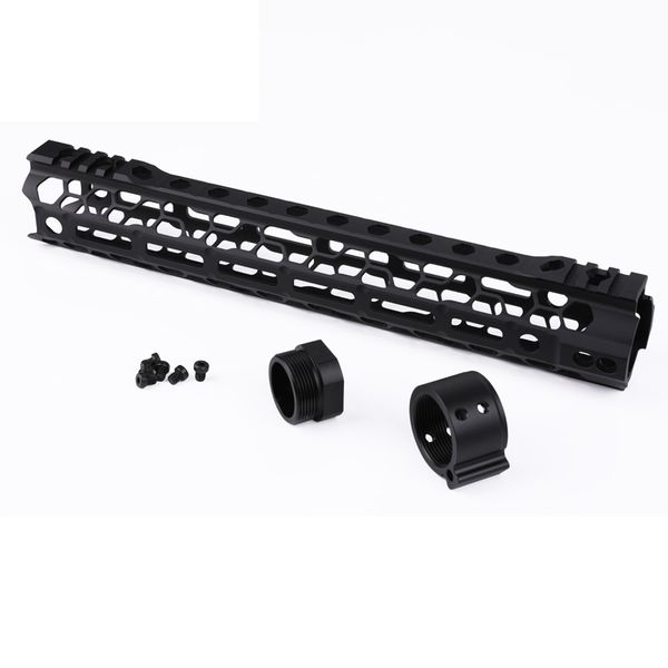 

ar-15 m4 ultra lightweight float handguard tactical picatinny rail base forend scope mount keymod/m-lok ''9.5'' 12.5&#03