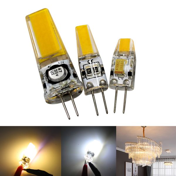

g4cob 3w 6w 9w ac / dc12v веодиодне ламп еплй белй белй ламп Ѭђалне лѬ лам