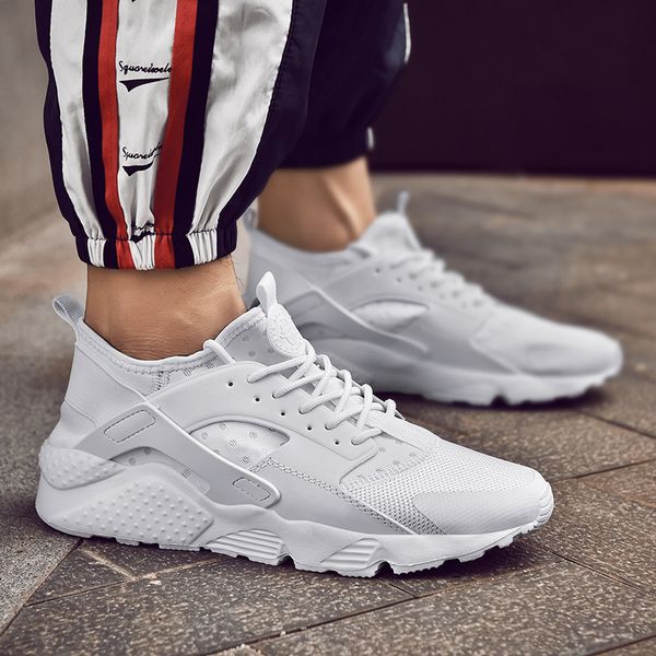 

2019 very good quality new mesh men casual shoes lac-up men shoes lightweight comfortable walking sneakers ly191213, Black