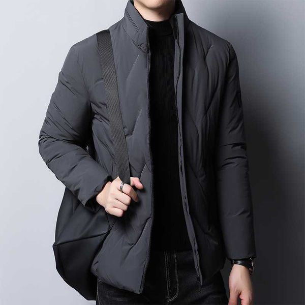 

2020 winter parkas jackets men's thick coat parka jacket plus size men stand cotton-padded clothes mens thicken coats xxxxl, Black