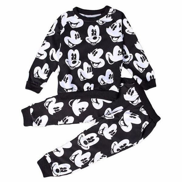 

2018 new clothing sets spring plush cotton boy clothing set set for boys heav shirt pants 2 pieces kids, White