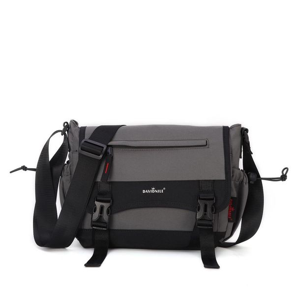 

davidnile холст crossbody сумки для мужчин мульти карманы случайные сумки на ремне kl7035