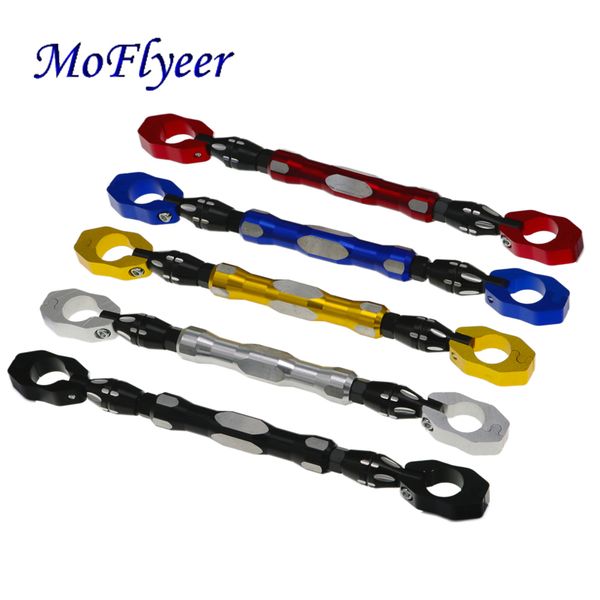 

moflyeer motorcycle aluminium alloy adjustable balance crossbar 7/8" 22mm handlebar strengthen lever bar