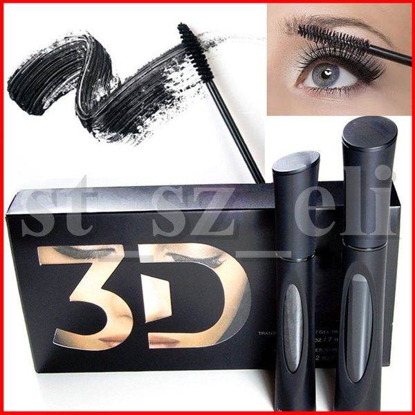 

3d fiber lashes mascara waterproof double 1030 version 3d fiber lashes eyelash makeup set 1set=2pcs
