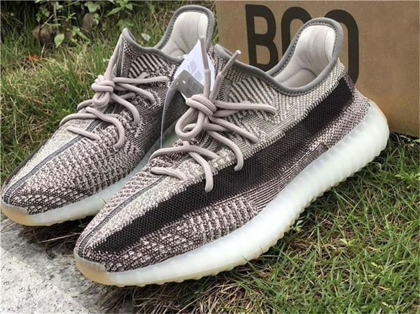 

2020 est authentic kanye west v2 zyon israfil asriel 3m reflective running shoes women men zebra outdoor sneakers with original box