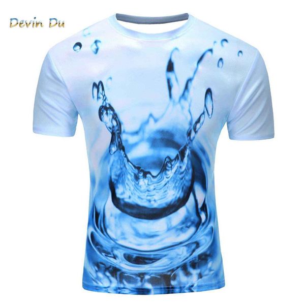 

2018 water droplets move printed 3d t-shirts punk 3d short sleeve okk j190611 j190612, White;black