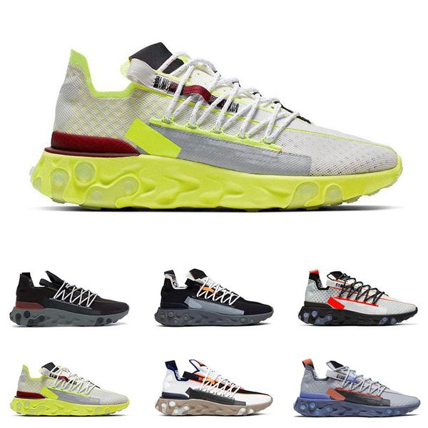 

new react wr ispa men women running shoes ghost aqua wolf grey platinum volt summit white mens trainer fashion sports sneakers