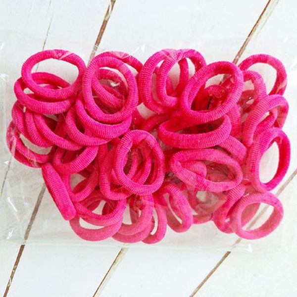 

carnation rubber band high ponytail elastics hair band assorted colors bebe kid babies elastici di filo del telefono rimmer meowz, Black;brown