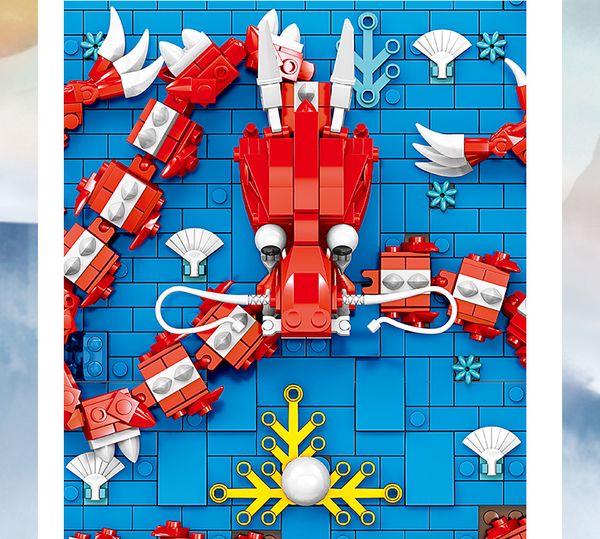 

chinese tourism culture 9 dragon mural building blocks street view architecture structure toys for kids as christmas gift 03