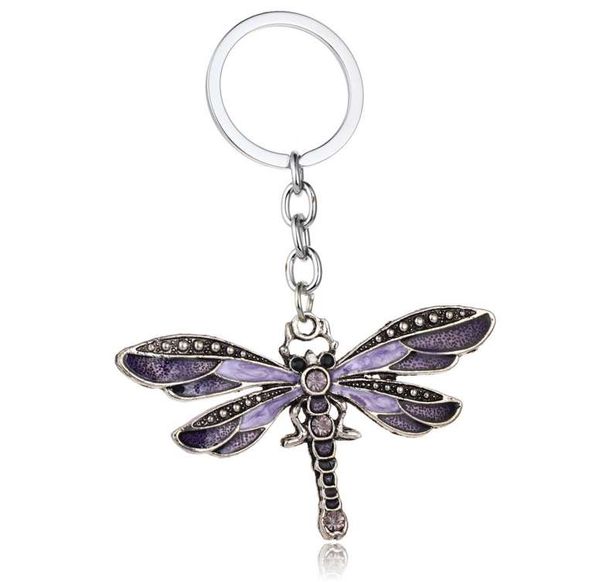 

стрекоза брелок мужчины женщины мода брелки сплава ювелирные изделия горячие portachiavi друзья подарки высочайшее качество перевозка груза, Slivery;golden