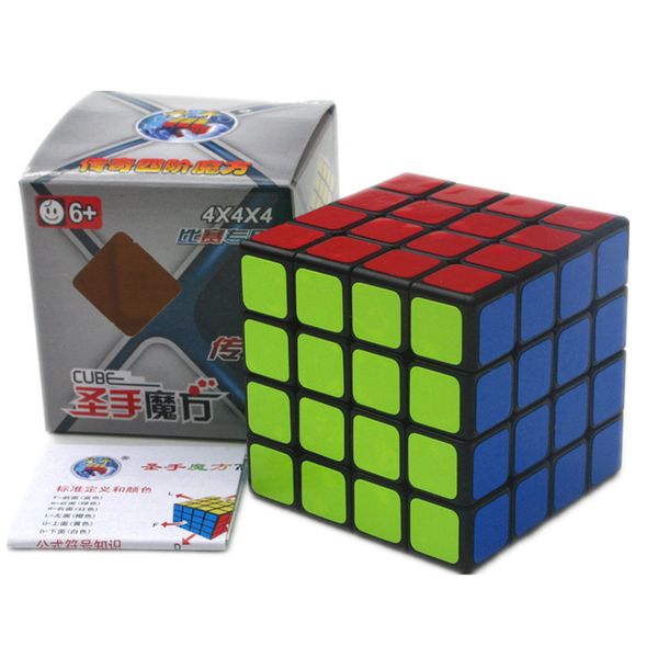 

белый shengshou 4x4 легенда куб стикер 4x4x4 magic cube 4layers speed ​​cube профессиональные головоломки игрушки для детей дети подарков