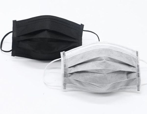 

dhl ship anti dust mask mouth 3 layer non woven sheet mask black face mask ecaw
