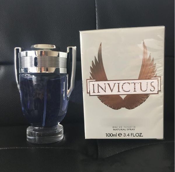 

100мл invictus духи 3,4 унции edt cologne для мужчин естественный спрей хороший запах долго длится естественный спрей