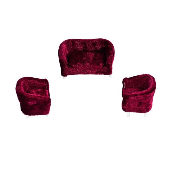 

1/25 sofa armchair furniture, kids pretend play toy model,wooden furniture couch handmade crafts supplies