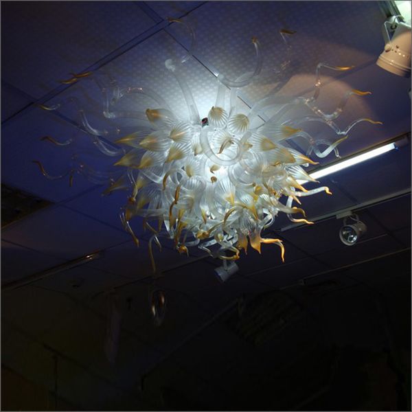 

custom decorative handmade blown glass chihuly chandelier home decoration modern blown customized color glass chandelier for sale
