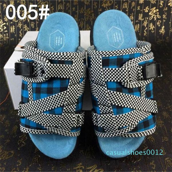 

2019 new visvim slippers men women lovers fashion luxury shoes slippers beach hip-hop street sandals outdoor slippers c12, Black