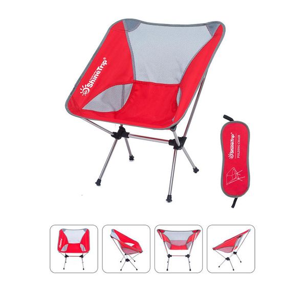 

hobbylane outdoor ultra-lightweight foldable chair oxford cloth portable breathable chair for camping beach