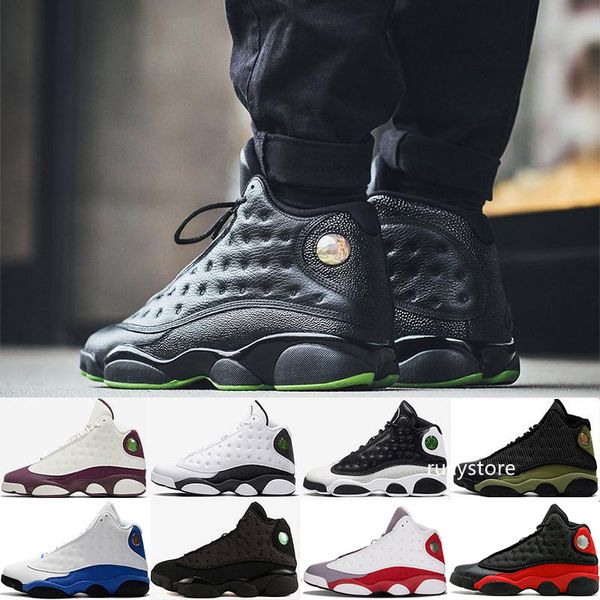 

13 13s xiii men basketball shoes red bred got game wheat melo class of 2002 sneaker sport j13 sneakers white black