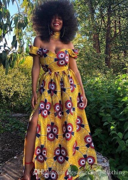 

bohemian printed dresses for women summer backless slash neck luxury designer clothing fresh sweet dresses, Black;gray