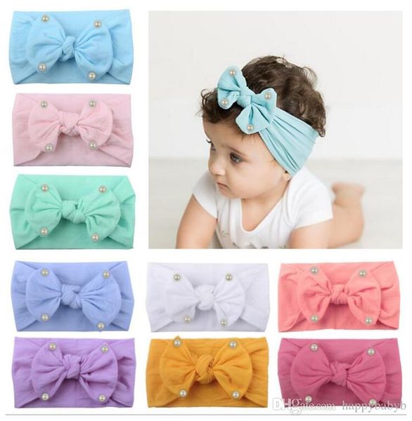 Infant Baby Girls Colorful Headband Flower Bow Headwear Hair Accessories