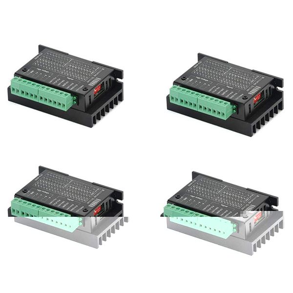 

4 pack tb6600 4a 9-42v stepper motor driver cnc controller, stepper motor driver nema tb6600 single axes two phase hybrid steppe