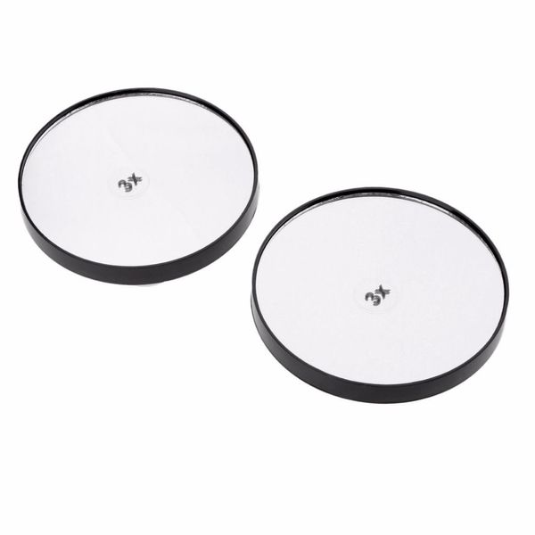 

magnifying mirror with suction cup fixture 5.5" makeup mirror 2pcs/lot 3x 5x 15x