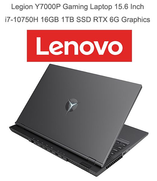 

пѬоеионалнй lenovo gaming laptop legion y7000p 2020 i7-10750h nvidia rtx 6gb видеокаѬа 16gb ram 1tb ssd под