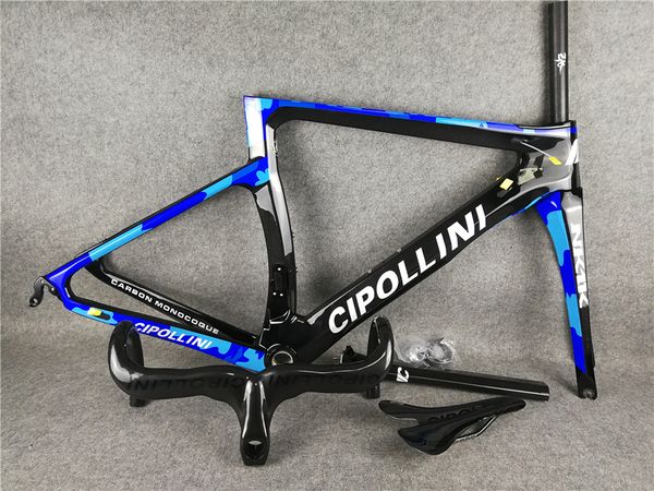 

nk1k camouflage blue cipollini nk1k carbon road bike frame full carbon frameset + glossy cipollini carbon saddle